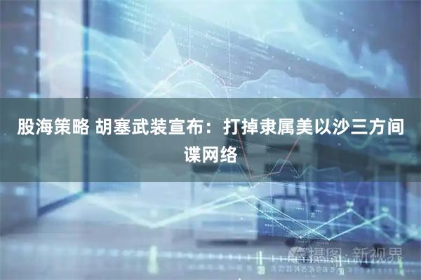 股海策略 胡塞武装宣布：打掉隶属美以沙三方间谍网络